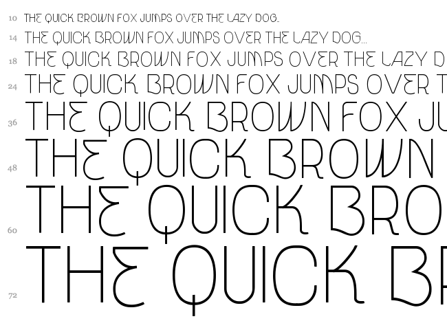 Vtks Unidade font waterfall